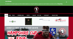 Desktop Screenshot of bournemouth-rugby.co.uk